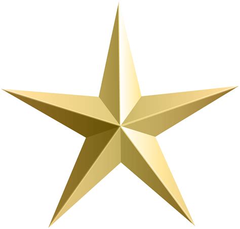 Free Gold Star Clipart Pictures Clipartix