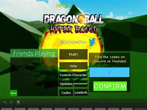 I hope roblox dragon ball hyper blood codes helps you. Codes for dragon ball hyper blood MUI2 - YouTube