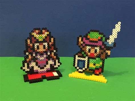Zelda And Link Sprites Super Nintendo A Link To The Past Etsy Bead