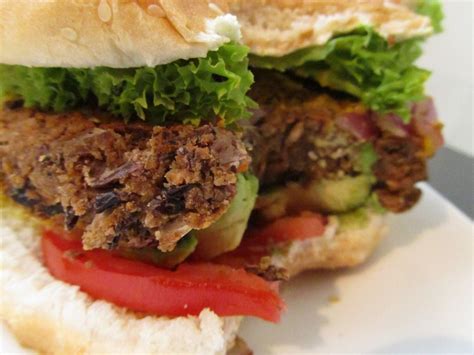 Grilled Vegan Bean Burger Recipe With Images Vegan Bean Burger