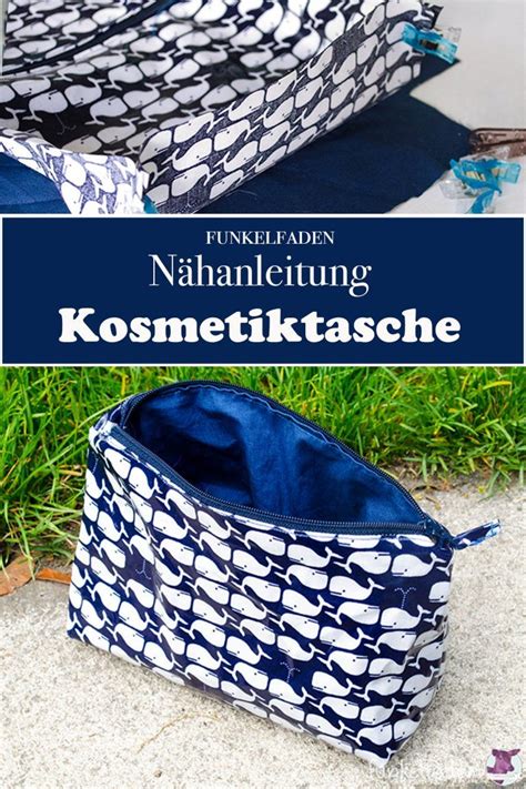 So funktioniert die schnittmuster datenbank: Nähanleitung Kosmetiktasche nähen mit Schnittmuster ...