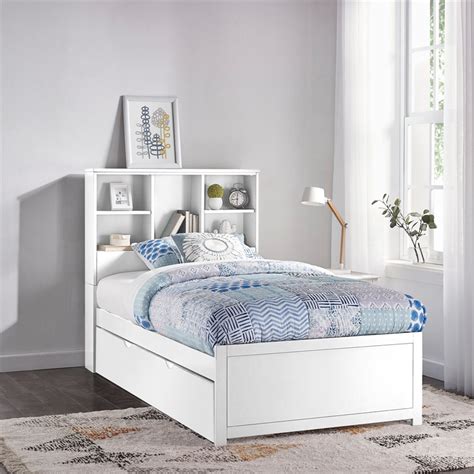We did not find results for: NE Kids Caspian Wood Bookcase Twin Bed with Trundle Unit ...