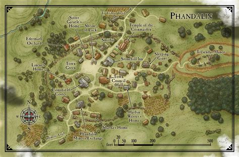 Dd Phandalin Map Maps For You