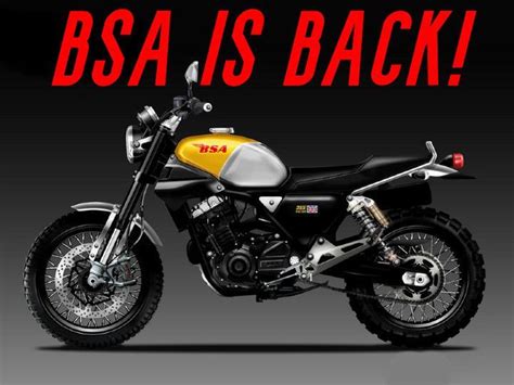 Bsa Motorcycles To Make A Comeback Company Teases Launch On Social