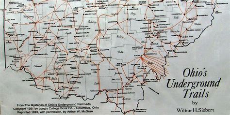 Underground Railroad In Ohio Map Underground Railroad Ugrr