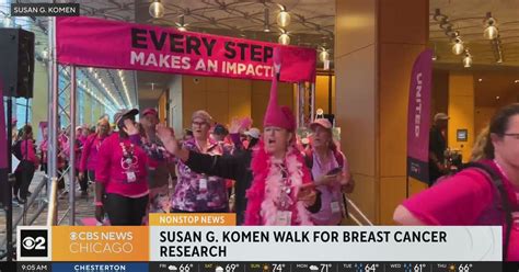 Susan G Komen Walk For Breast Cancer Research Cbs Chicago