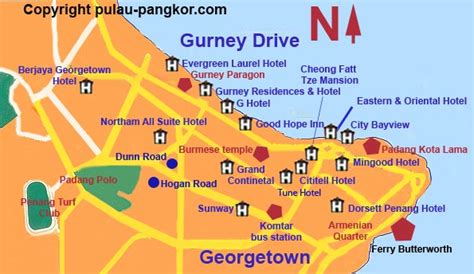 79 homestay and villas in batu ferringhi. Map of Penang, maps of Penang, Georgetown and Batu Ferringhi