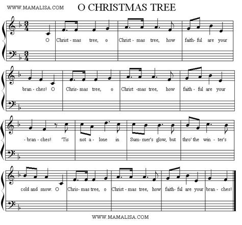 Maybe you would like to learn more about one of these? Lyrics Oh Christmas Tree How Lovely Are Your Branches - O ...