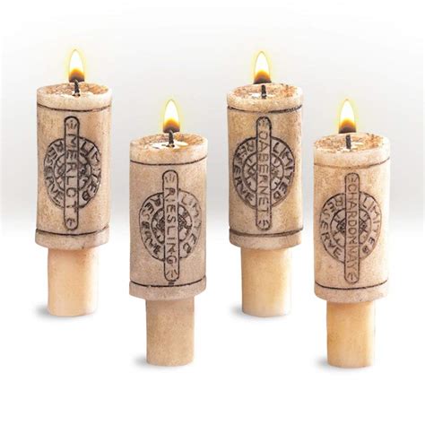 Merlot Scented Wine Cork Candles Unicun