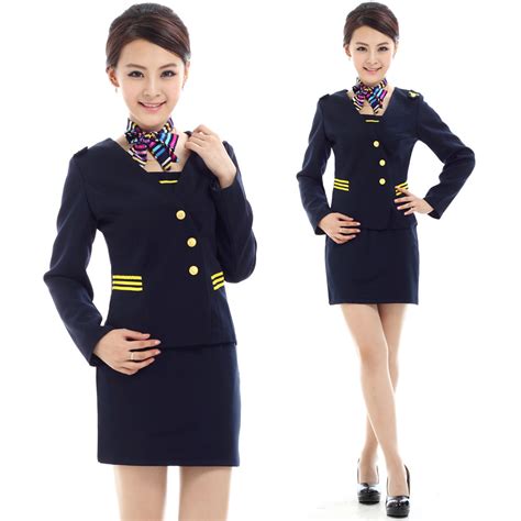 Flight attendants are known for always looking put together. Wholesale Airline Stewardess Uniform - Buy Stewardess Uniform,Airline Stewardess Uniform,Airline ...