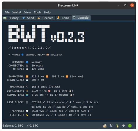 GitHub - bwt-dev/bwt-electrum-plugin: Electrum plugin for Bitcoin Wallet Tracker, a lightweight ...