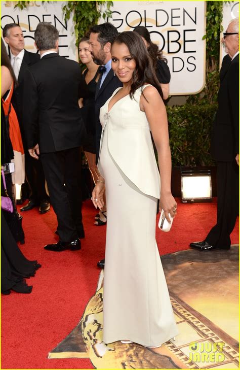 Kerry Washington Debuts Baby Bump At Golden Globes 2014 Photo 3029202