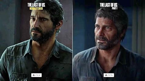 the last of us part 1 graphics comparison remastered vs remake youtube
