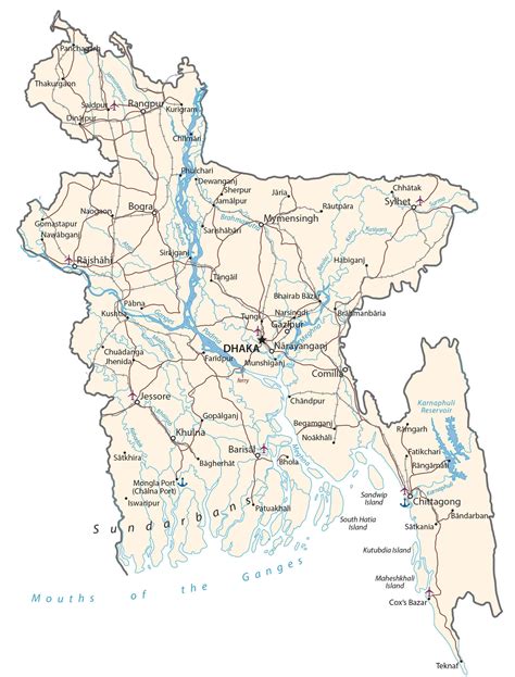 Detailed Map Of Bangladesh Arlena Nataline