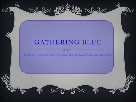 Ppt Gathering Blue Powerpoint Presentation Free Download Id2500711