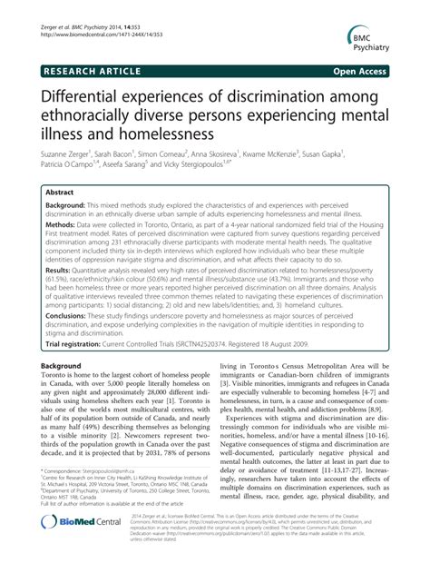 Pdf Differential Experiences Of Discrimination Among Ethnoracially