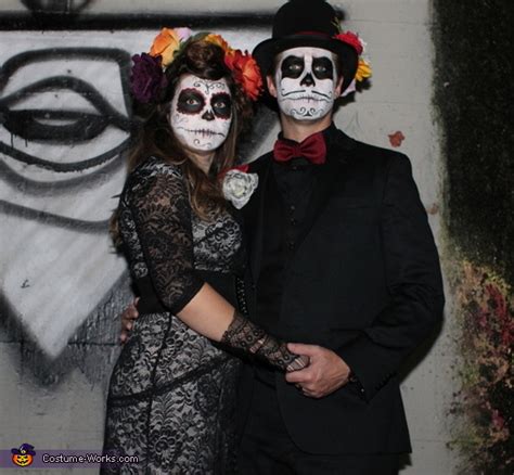 The dress is skillfully made of cups, plates, and plastic utensils, and it looks like the. Dia de los Muertos Family Costume - Photo 7/10