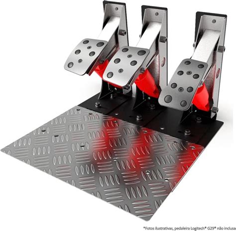 Extreme Sim Racing Inverted Pedals Kit For Logitech G25 G27 G29 And G920 Add On Brake Pedals