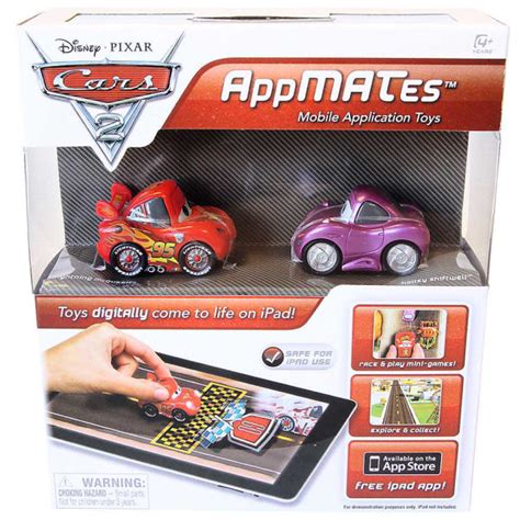 Disney Cars 2 Appmates Lightning Mcqueen And Holley Shiftwell Iwoot