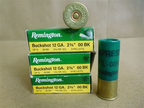 Remington 12 Ga X 2 34 Buckshot 00bk