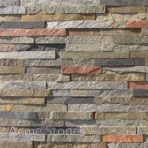 Stacking Mix Slate 5 Patti Stone Tiles Acme Stones