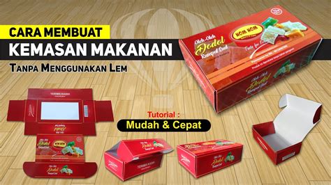 Tutorial Desain Kemasan Makanan Unilk Simple Tanpa Lem Dengan Coreldraw