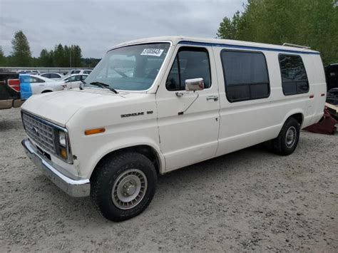 1987 Ford Econoline E150 Super Duty Van For Sale Wa North Seattle