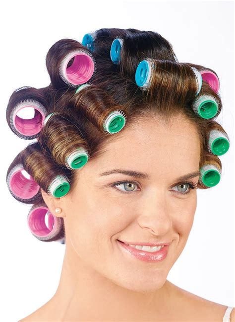 Using hot rollers to style your hair may seem old fashioned, but there's a good reason why this technique has been around for so long. Aluminum Self-Gripping Hair Rollers | Hair rollers ...