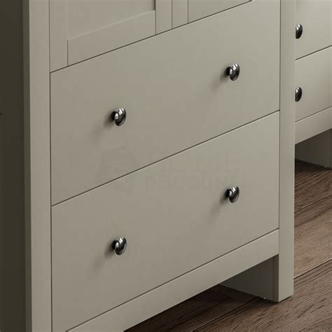 Arlington Chest Of Drawers Dressing Table Bedside Cabinet Mdf Bedroom