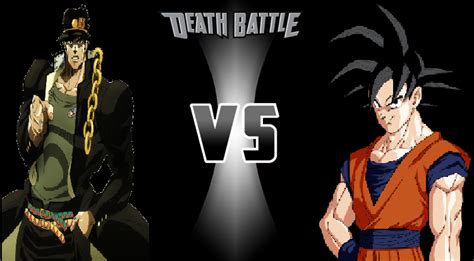 Goku Vs Jotaro Kujo Death Battle Fanon Wiki Fandom