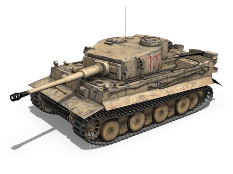 Panzer Vi Tiger 111 Early Production 3d Model Cgtrader