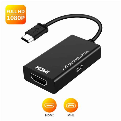 Micro USB To HDMI Cable Adapter MHL To HDMI Adapter MHL To HDMI 1080P