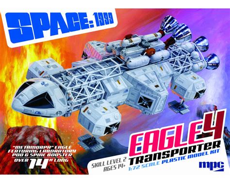 Mpc 14 Space 1999 Eagle 4 Ft Lab Pod And Spine Booster 172 Model Kit