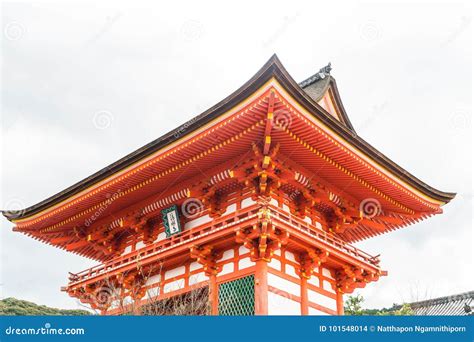 Beautiful Architecture In Kiyomizu Dera Temple Kyoto Stock Photo