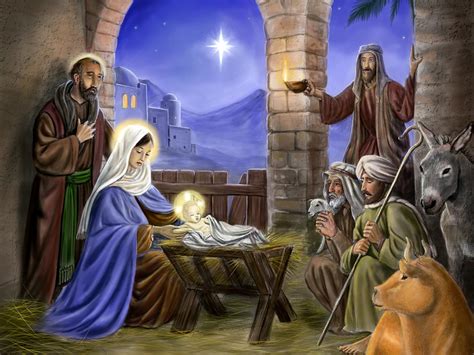 Nativity Scenes Desktop Wallpapers Wallpaper Cave