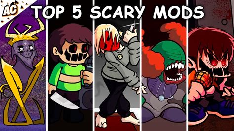 Top 5 Scary Mods Friday Night Funkin Game Videos