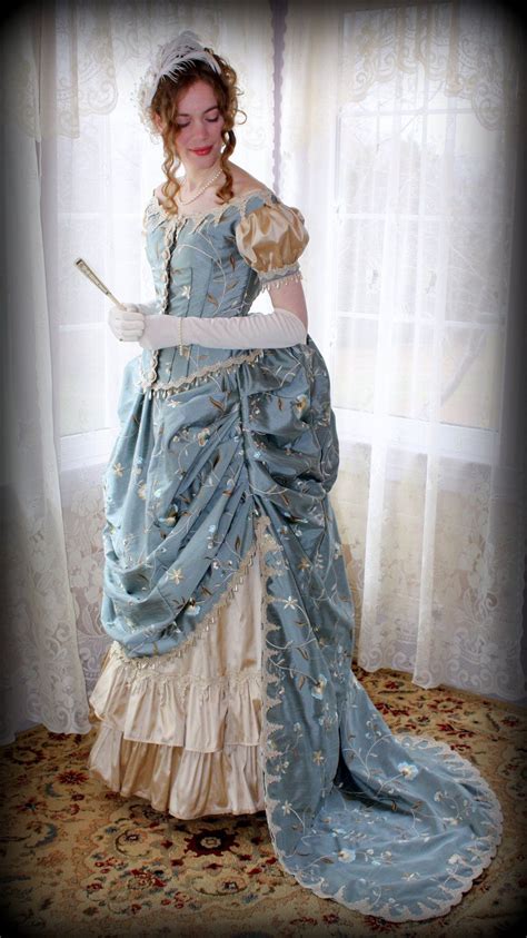 Victorian Bustle Gown Dress Ready To Wear 65000 Via Etsy Old