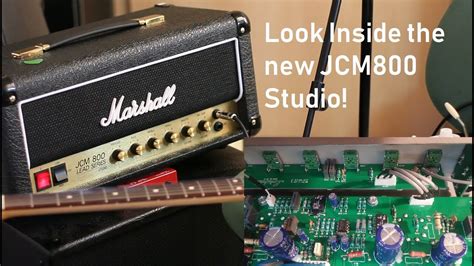 A Look Inside The New Marshall Jcm 800 Studio Youtube