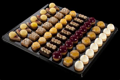 Petit Fours Chocolate Cake Toppers French Patisserie Dessert Buffet