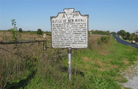 Battle Of New Market A28 Virginia Historical Marker