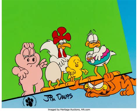 Garfield And Friends First Season Opening Production Cel Film Lot 13182 Heritage Auctions
