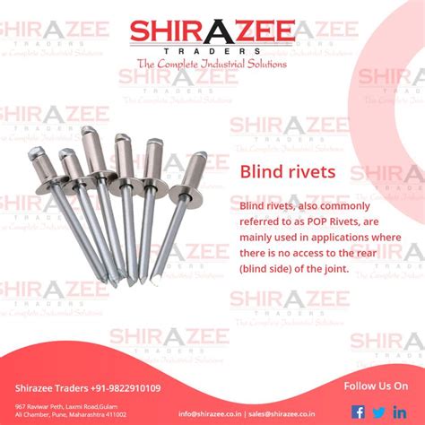 What Is Blind Rivet And Uses Of Blind Rivets In 2020 Blinds Rivets