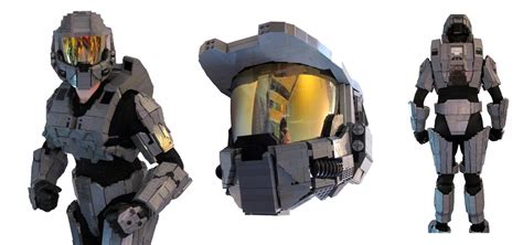 Life Sized Halo Master Chief Costume Made Out Of Lego The Brothers