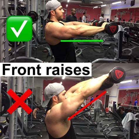How to Dumbbell front raises | Video Training & photo -weighteasyloss.com