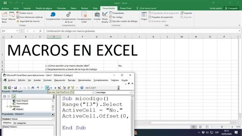 Como Usar Las Macros Y Visual Basic En Excel De Forma Facil Youtube Images