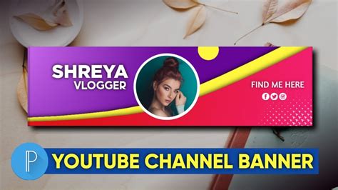 Make Modern Youtube Banner Channel Art With Android ~ Professional
