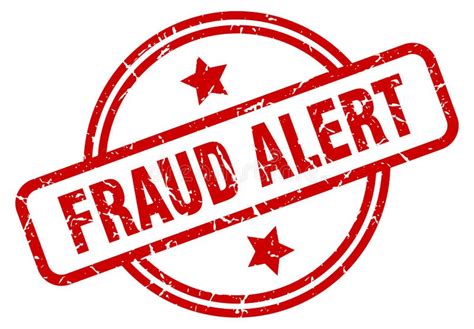 Fraud Alert Stamp Stock Vector Illustration Of Isolated 148426964