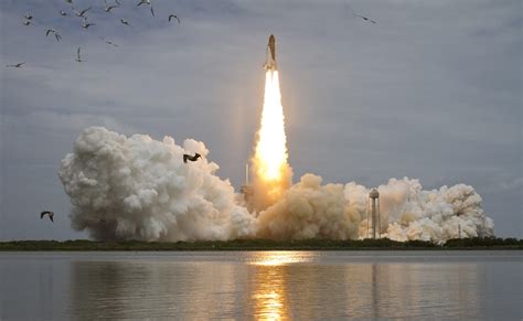 Esa Launch Of The Space Shuttle Atlantis