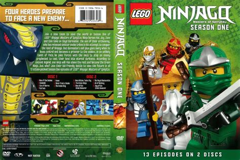 Lego Ninjago Masters Of Spinjitsu Season 1 2012 R1 Dvd Cover