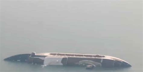 Abandoned Cruise Ship Capsizes And Sinks Off Thailand